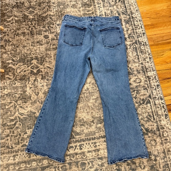 Ophelia roe Stylish Blue Flare Women's Jeans size 18 - Picture 6 of 6